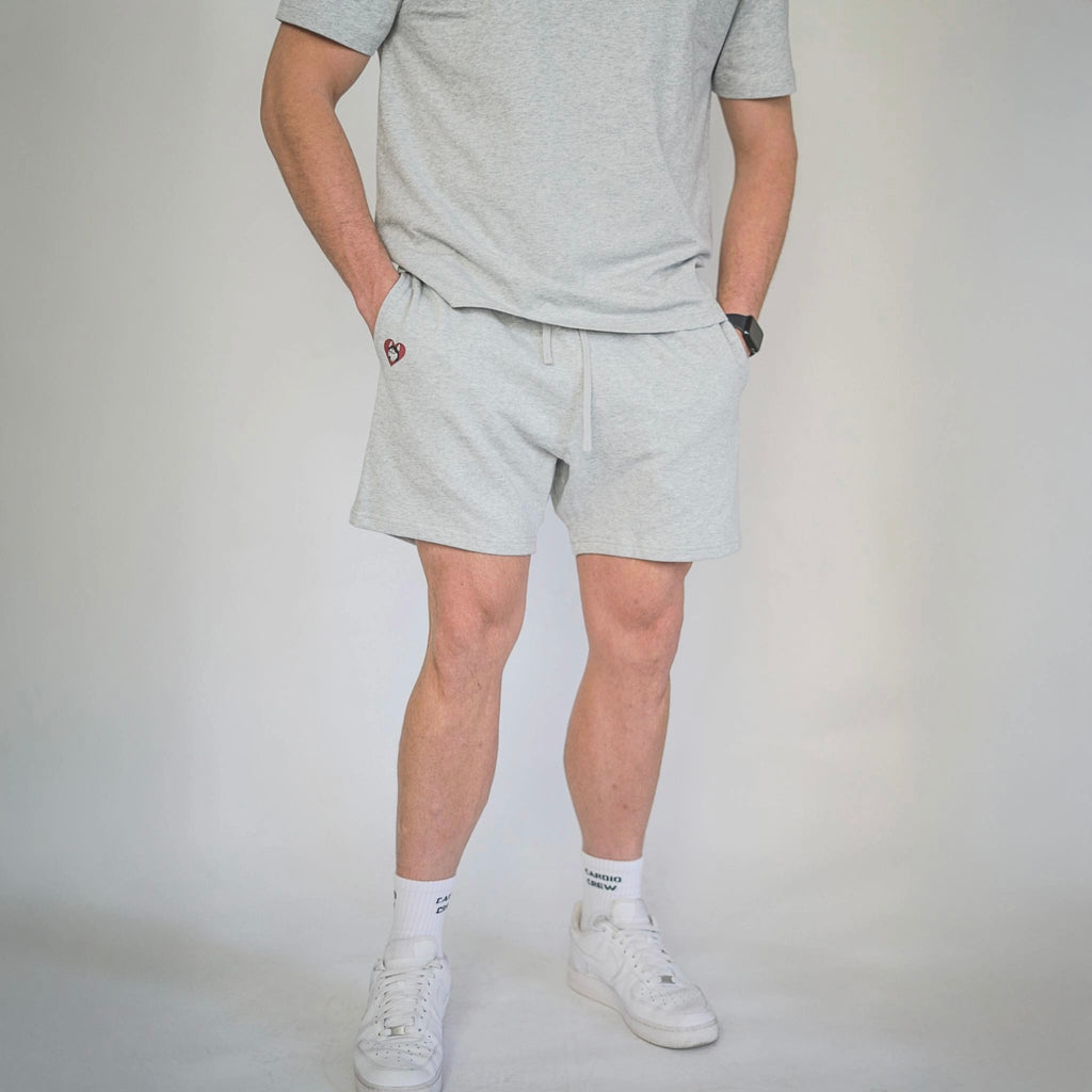 Wide-Leg Organic Cotton Drawstring Shorts